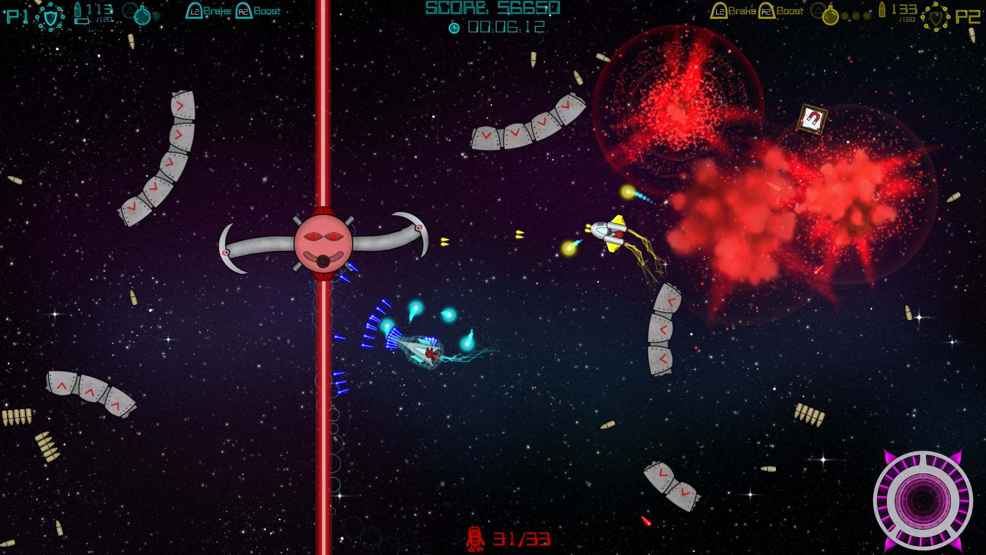 space blaster shooting game