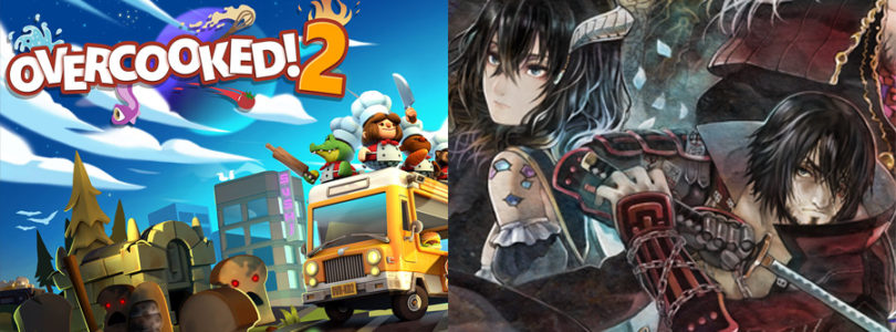 Bloodstained Curse of the Moon and Overcooked 2