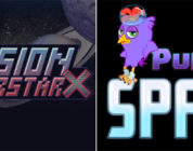 Purple Chicken Spaceman and Fission Superstar X